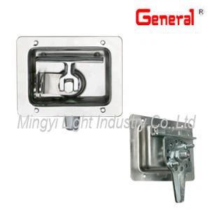 50311P lipat T menangani Latch Multi titik kait, Padlocking T menangani, dimensi 121x95mm